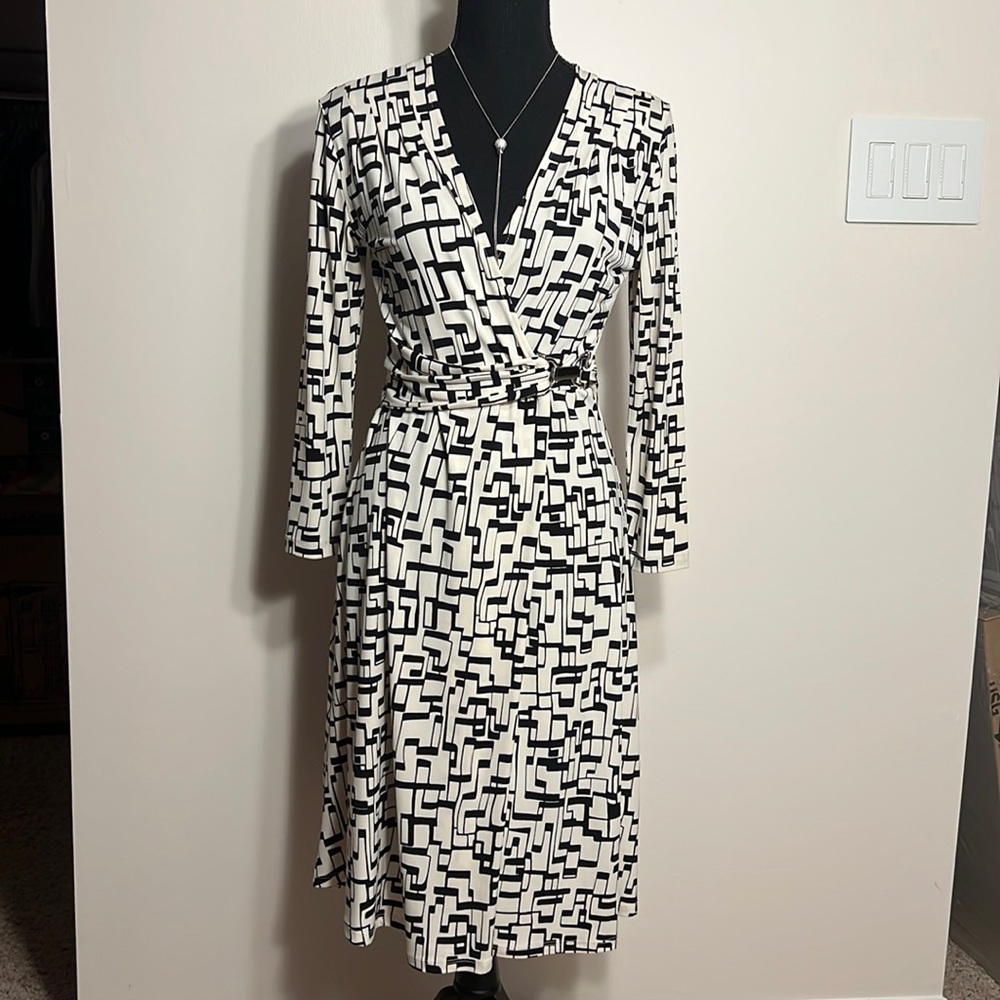 New York & Company Fit & Flare Dress